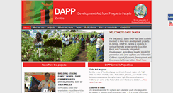 Desktop Screenshot of dappzambia.org